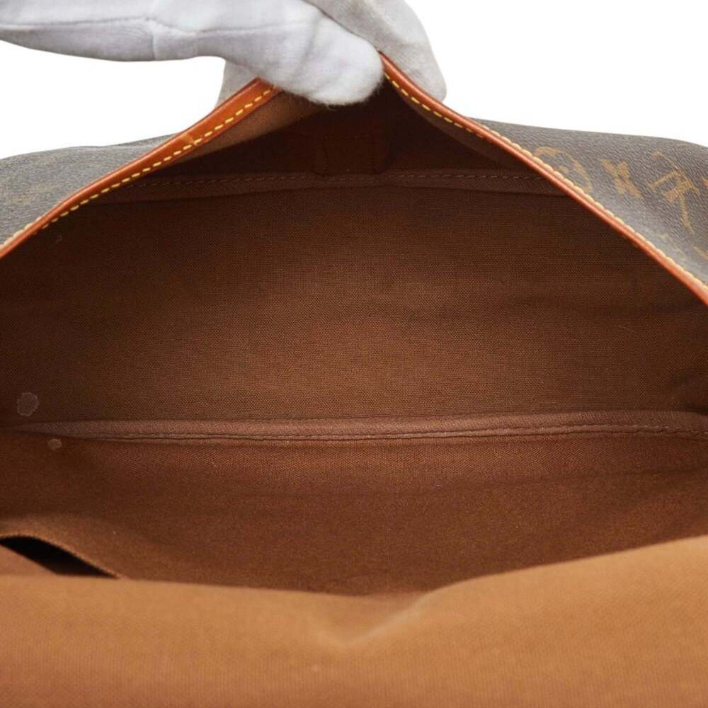 LOUIS VUITTON Brown Monogram Leather Shoulder Bag - Picture 10 of 13
